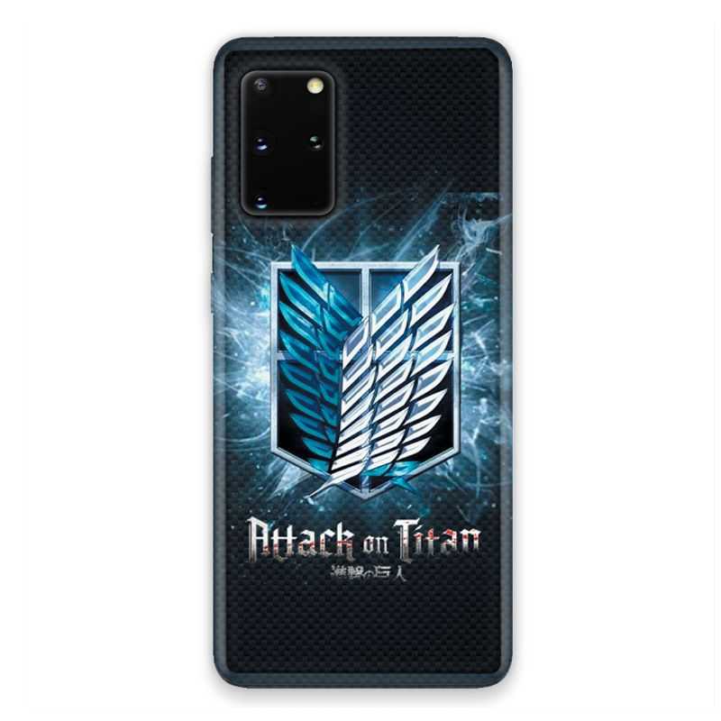 Coque pour Samsung Galaxy S20 Manga Attaque titans noir