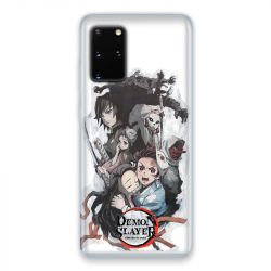 Coque pour Samsung Galaxy S20 Manga demon Slayer Blanc