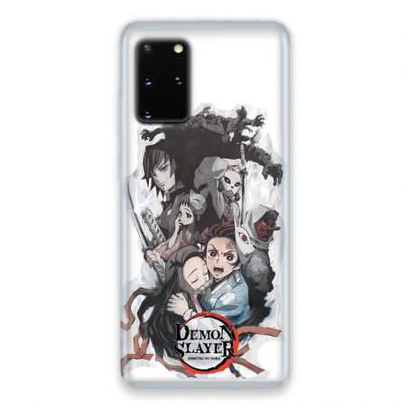 Coque pour Samsung Galaxy S20 Manga demon Slayer Blanc
