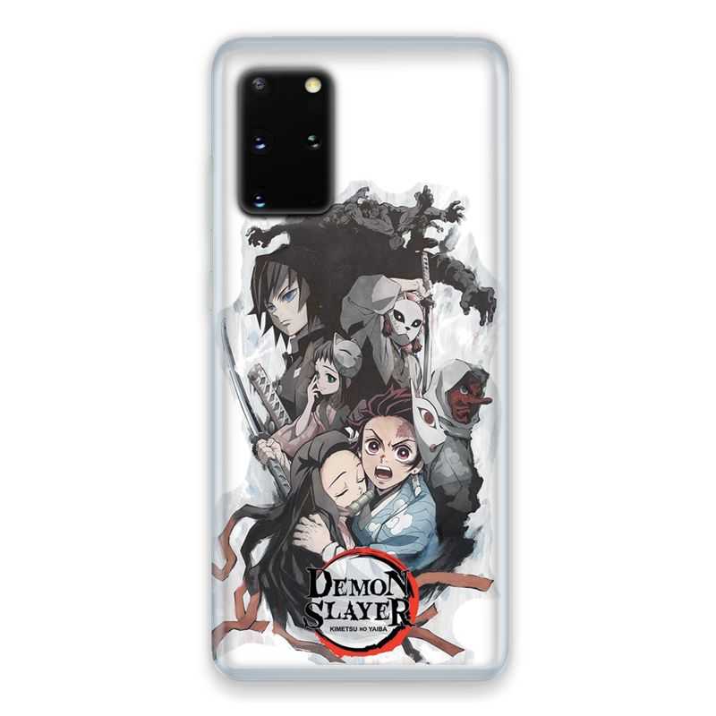 Coque pour Samsung Galaxy S20 Manga demon Slayer Blanc