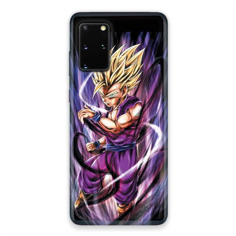 Coque pour Samsung Galaxy S20 Manga Dragon Ball Sangohan violet