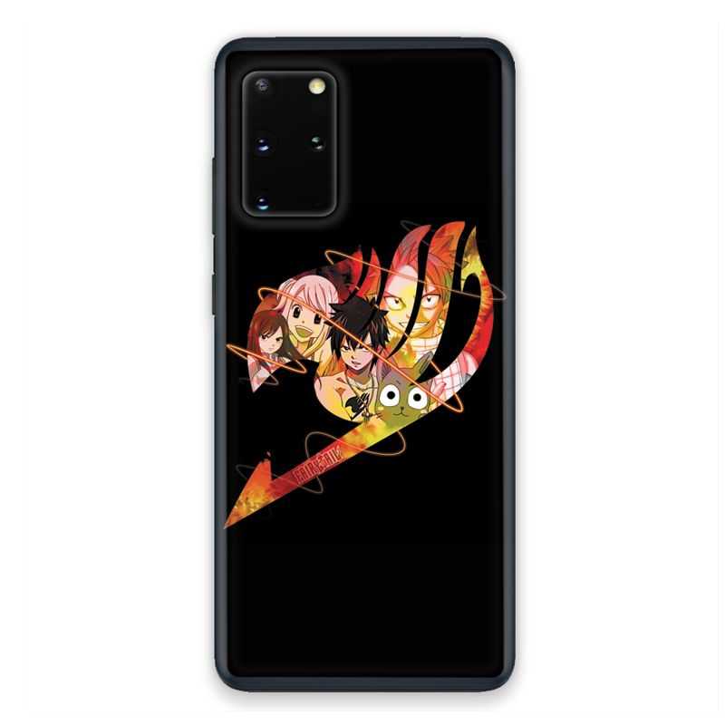 Coque pour Samsung Galaxy S20 Manga Fairy Tail Logo Noir
