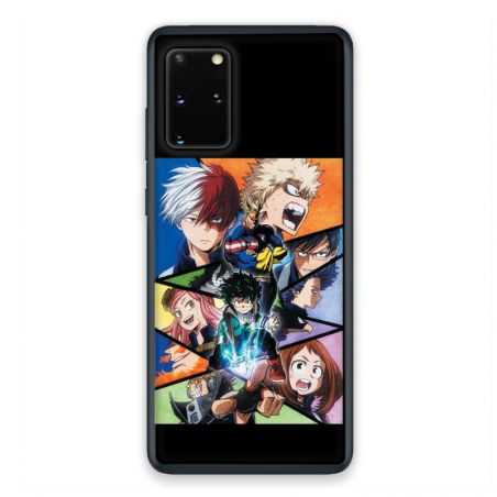 Coque pour Samsung Galaxy S20 Manga My hero academia noir