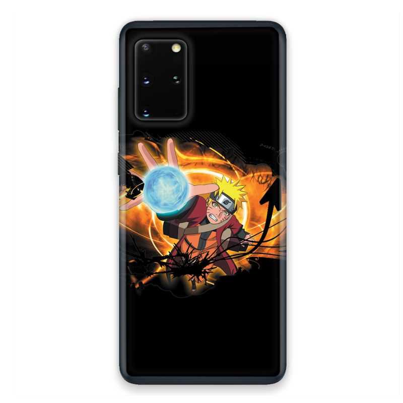 Coque pour Samsung Galaxy S20 Manga Naruto noir