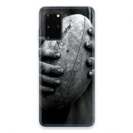 Coque pour Samsung Galaxy S20 Rugby ballon vintage