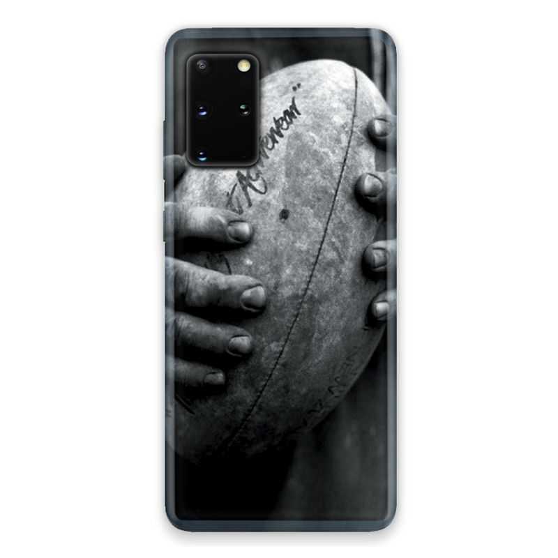 Coque pour Samsung Galaxy S20 Rugby ballon vintage