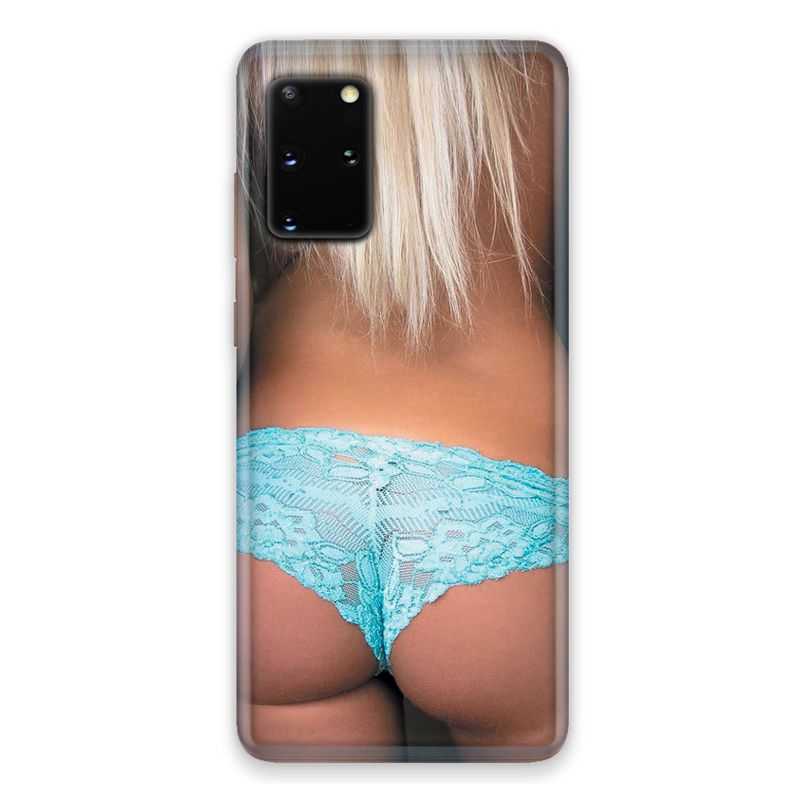 Coque pour Samsung Galaxy S20 Sexy tanga bleu