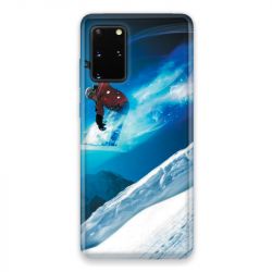 Coque pour Samsung Galaxy S20 Snowboard saut