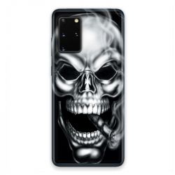 Coque pour Samsung Galaxy S20 tete de mort Fume