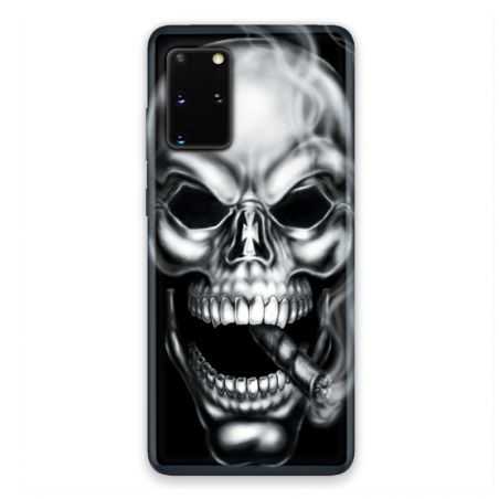 Coque pour Samsung Galaxy S20 tete de mort Fume