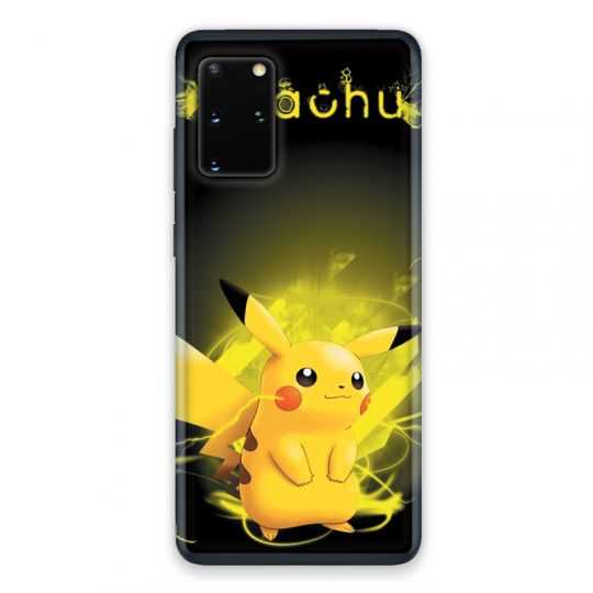 Coque pour Samsung Galaxy S20 Pokemon Pikachu eclair