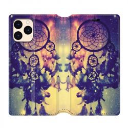 housse Cuir Portefeuille Pour Iphone 12 Mini Attrape Reve Colore