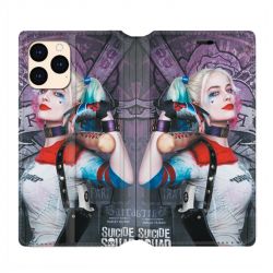 housse Cuir Portefeuille Pour Iphone 12 Mini Harley Quinn Batte