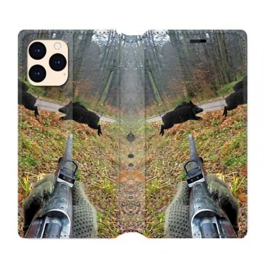 housse Cuir Portefeuille Pour Iphone 12 Mini Chasse Vision Tir