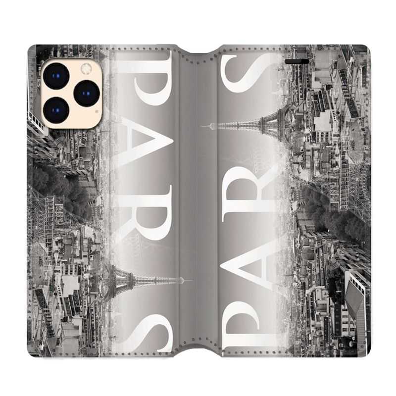 housse Cuir Portefeuille Pour Iphone 12 Mini France Paris Vintage