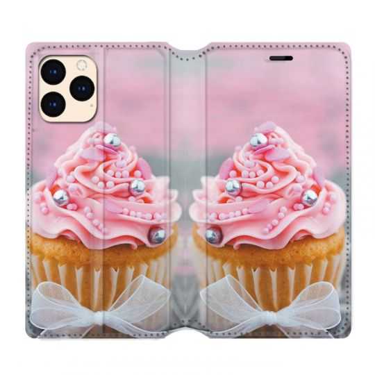 housse Cuir Portefeuille Pour Iphone 12 Mini Cupcake