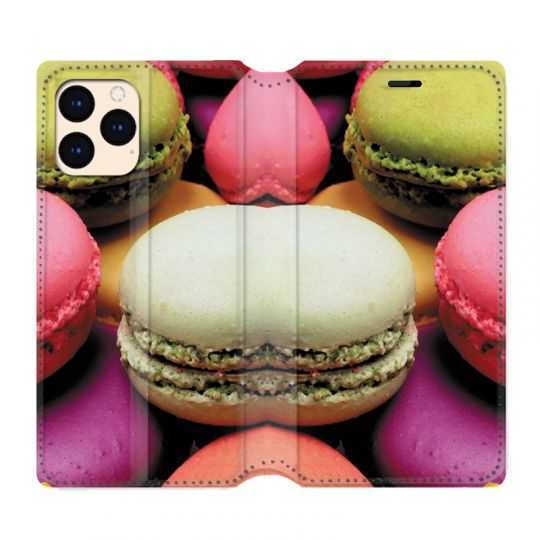 housse Cuir Portefeuille Pour Iphone 12 Mini Macaron