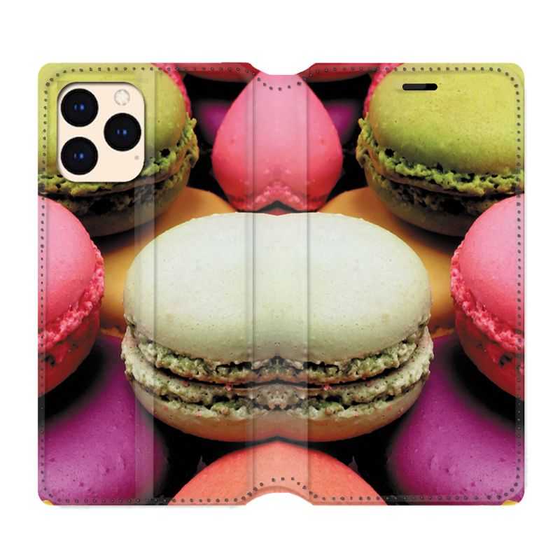 housse Cuir Portefeuille Pour Iphone 12 Mini Macaron