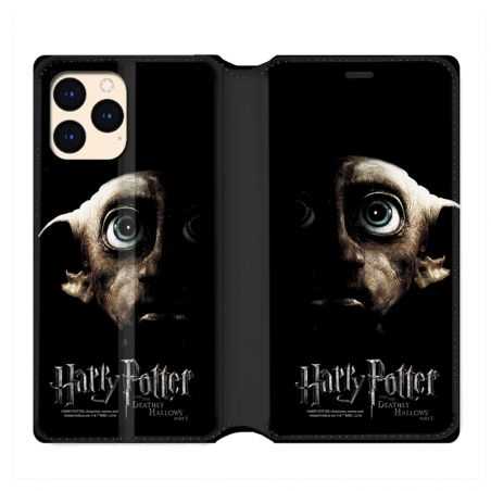 housse Cuir Portefeuille Pour Iphone 12 Mini WB License Harry Potter Hollows Dobby