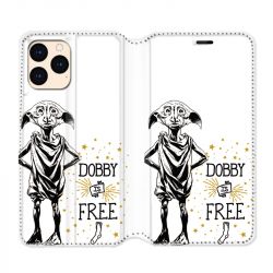 housse Cuir Portefeuille Pour Iphone 12 Mini WB License Harry Potter Dobby Free B