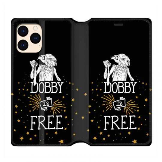 housse Cuir Portefeuille Pour Iphone 12 Mini WB License Harry Potter Dobby Free N