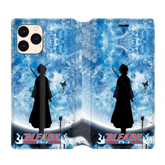 housse Cuir Portefeuille Pour Iphone 12 Mini Manga Bleach Lune