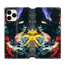 housse Cuir Portefeuille Pour Iphone 12 Mini Manga Boruto Eclair