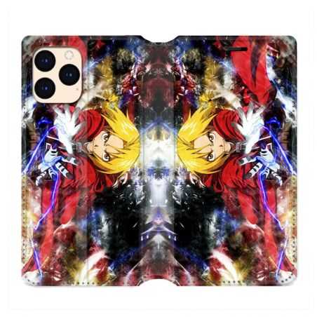 housse Cuir Portefeuille Pour Iphone 12 Mini Manga Full Alchemist Color
