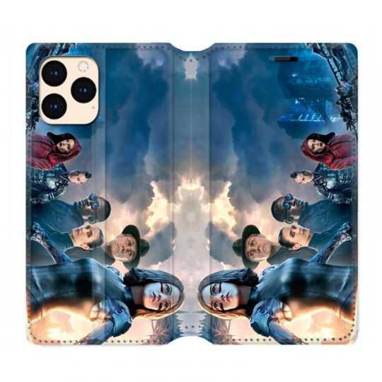 housse Cuir Portefeuille Pour Iphone 12 Mini Manga Gunm Affiche