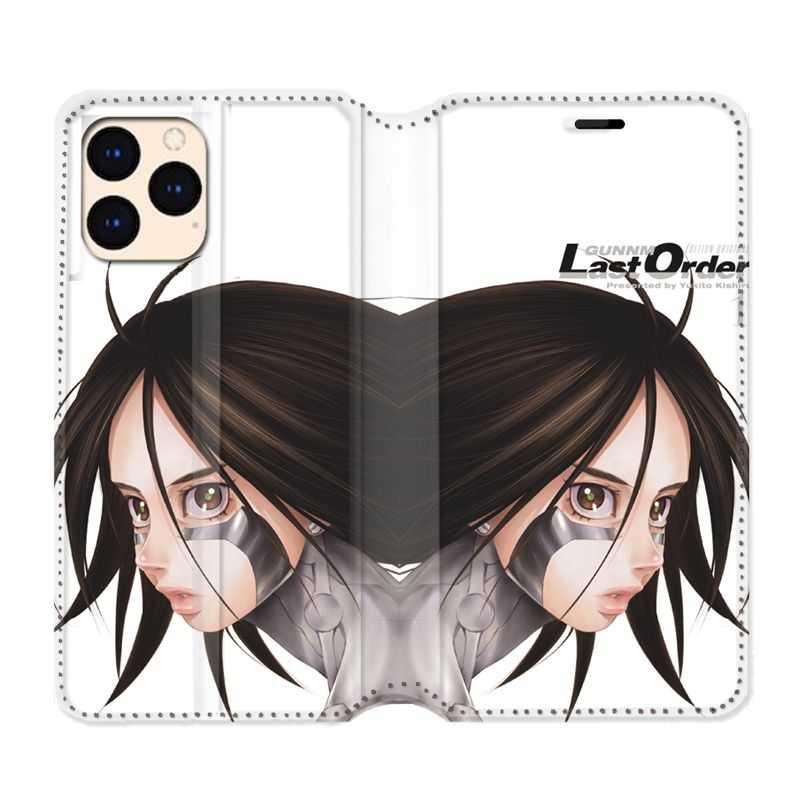 housse Cuir Portefeuille Pour Iphone 12 Mini Manga Gunm Gally