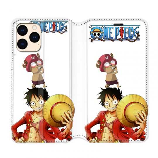 housse Cuir Portefeuille Pour Iphone 12 Mini Manga One Piece Chopper
