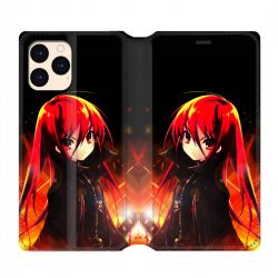 housse Cuir Portefeuille Pour Iphone 12 Mini Manga Shana