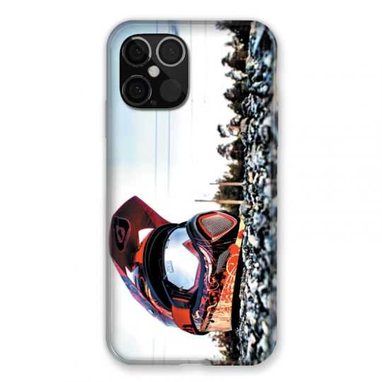Coque pour Iphone 12 Pro Max Moto Casque Cross