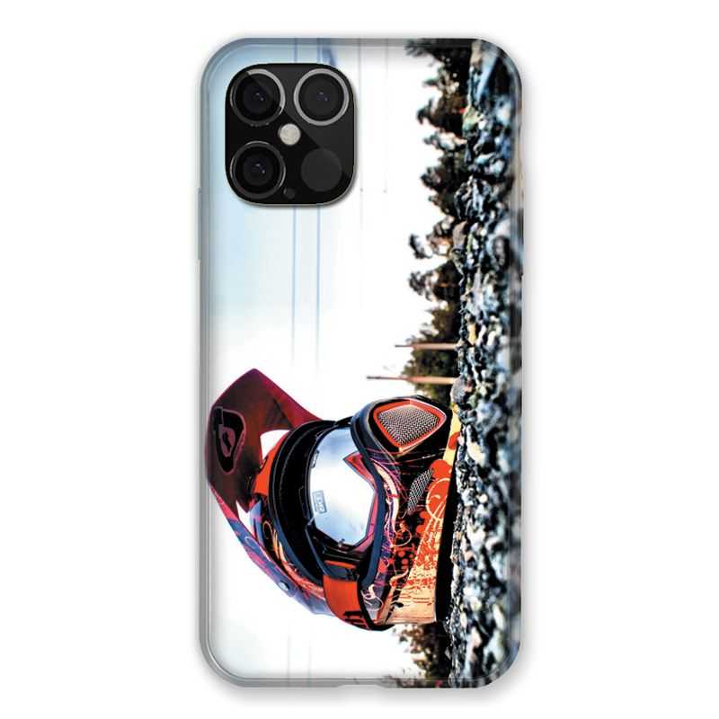 Coque pour Iphone 12 Pro Max Moto Casque Cross