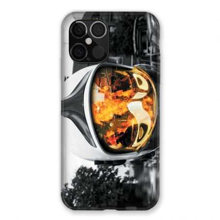 Coque pour Iphone 12 Pro Max Pompier Casque Feu