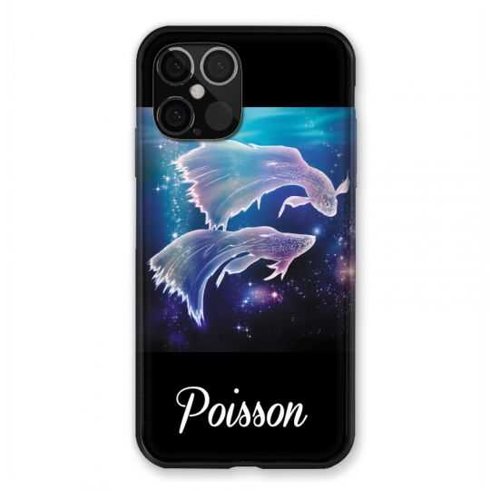 Coque pour Iphone 12 Pro Max Signe Zodiaque 2 Poisson