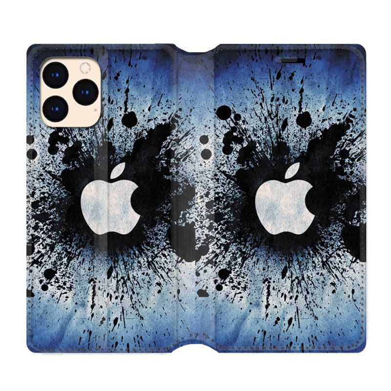 housse Cuir Portefeuille Pour Iphone 12 Mini Pomme Eclaboussure