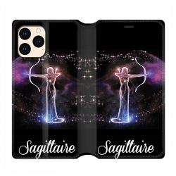 housse Cuir Portefeuille Pour Iphone 12 Mini Signe Zodiaque 2 SagittAire
