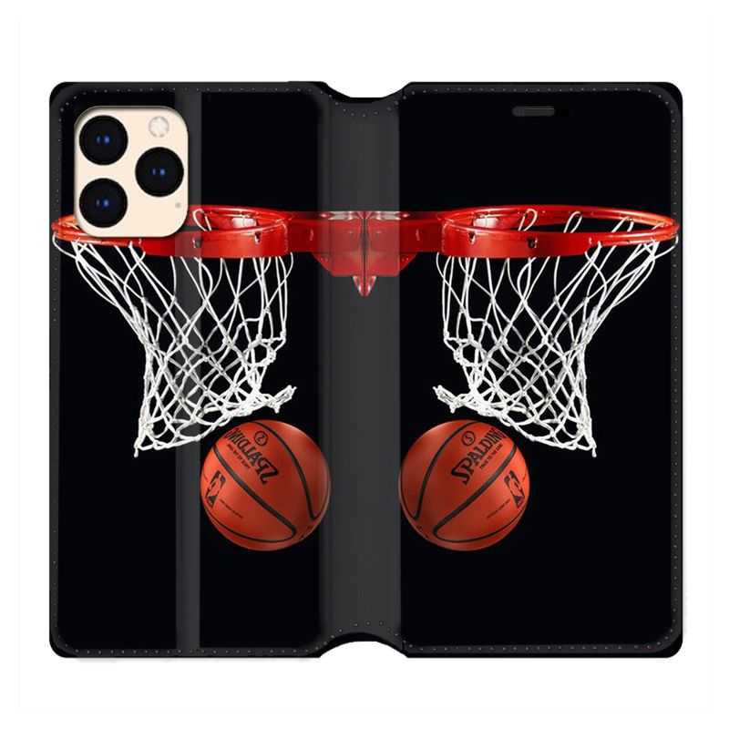 housse Cuir Portefeuille Pour Iphone 12 Mini Panier Basket