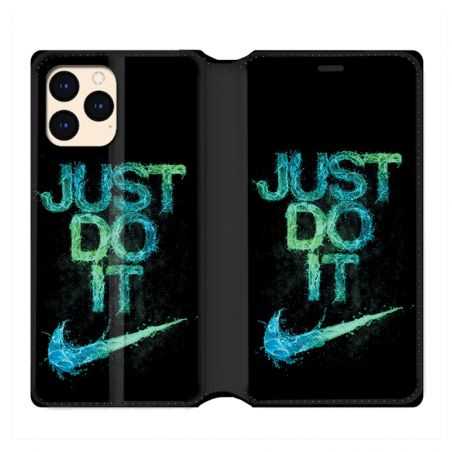 Housse Cuir Portefeuille Pour Iphone 12 Mini Nike Just Do It