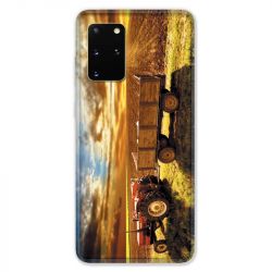 Coque pour Samsung Galaxy S20 PLUS Agriculture Tracteur color