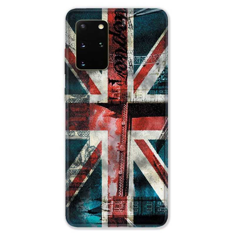 Coque pour Samsung Galaxy S20 PLUS Angleterre UK Jean's