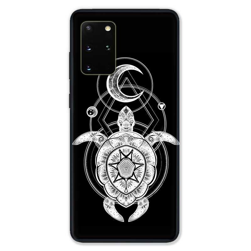 Coque pour Samsung Galaxy S20 PLUS Animaux Maori Tortue noir