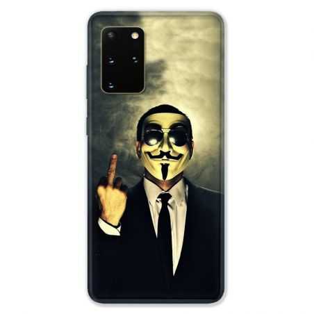Coque pour Samsung Galaxy S20 PLUS Anonymous doigt