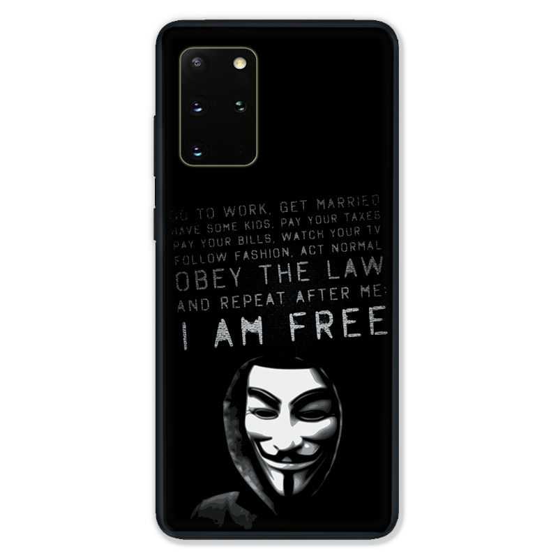 Coque pour Samsung Galaxy S20 PLUS Anonymous I am free