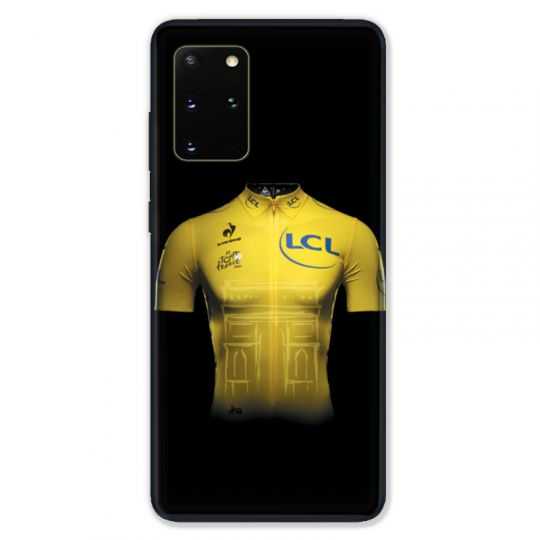 Coque pour Samsung Galaxy S20 PLUS Cyclisme Maillot jaune