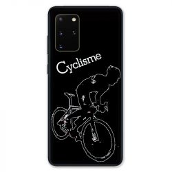 Coque pour Samsung Galaxy S20 PLUS Cyclisme Ombre blanche