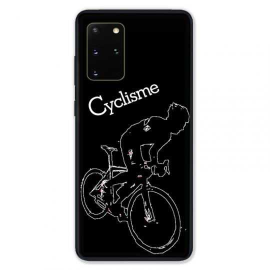 Coque pour Samsung Galaxy S20 PLUS Cyclisme Ombre blanche
