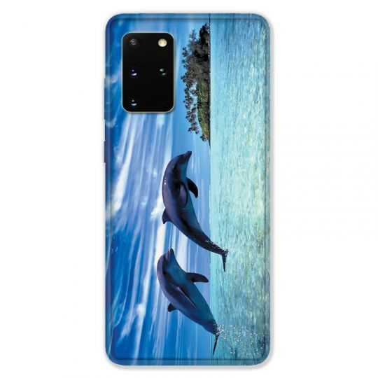 Coque pour Samsung Galaxy S20 PLUS Dauphin ile
