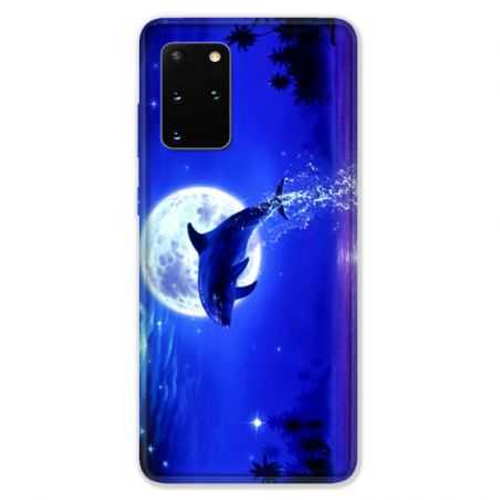 Coque pour Samsung Galaxy S20 PLUS Dauphin lune
